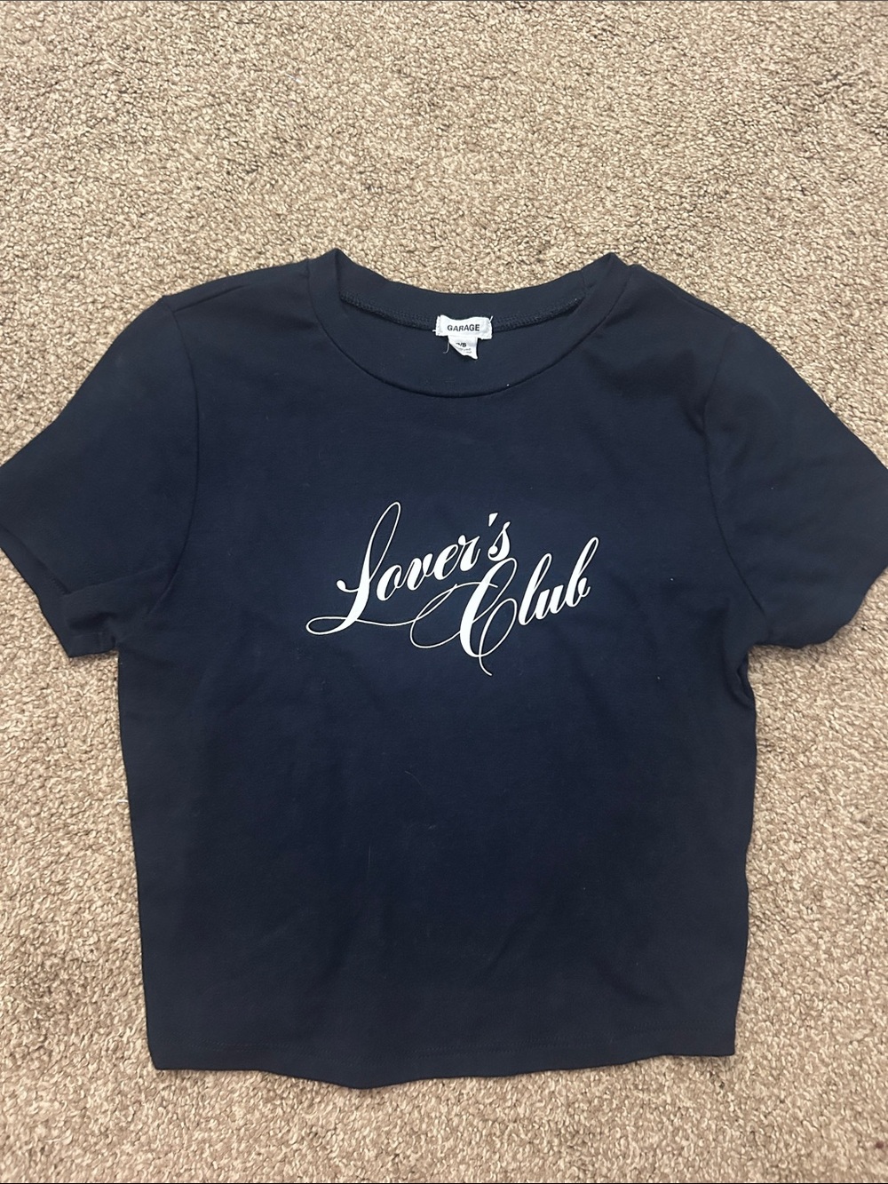 Garage Navy Short Sleeve 'Lover's Club' Graphic Tee